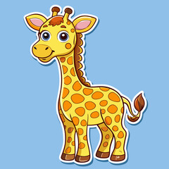 Naklejka premium giraffe vector illustration