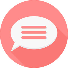 vector speech bubble icon