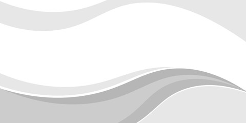 Vector white line background curve element with white space for text and message design, overlapping layers, vector Eps 10