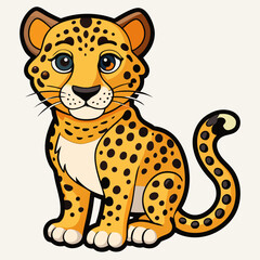 tiger, animal, cartoon, cat, vector, wild, illustration, mammal, zoo, baby, leopard, wildlife, cub, cheetah, nature, art, safari, predator, head, jungle, cute, symbol, design, carnivore, feline