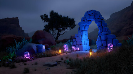 surrounded by floating code fragments