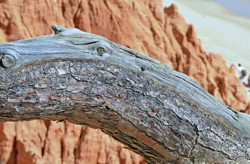 Rote Klippen an der Algarve