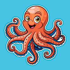 octopus cartoon illustration