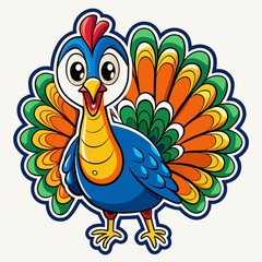 cartoon turkey