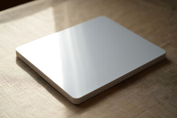 Fototapeta premium White Blank Square Tablet Mockup