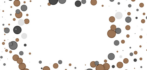  Colorful confetti on white background