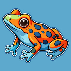 funny frog cartoon