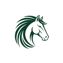 Graphic horse silhouettes with expressive details.