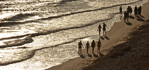 Spazierg&auml;nger am Meer