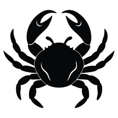 fishmonger element isolated crab on white background 