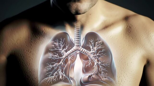 Smoking and lung health educational graphic. World No Tobacco Day.