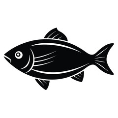 fishmonger element isolated fresh seafood on white background 