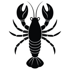 fishmonger element isolated lobster seafood boil on white background 