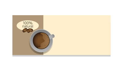 Coffee discount voucher template.