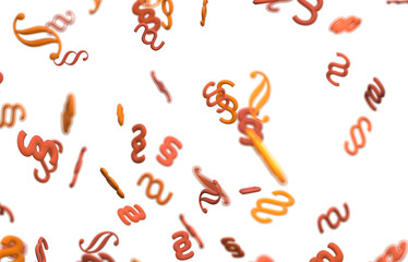 Paragraph article sign symbol 3d