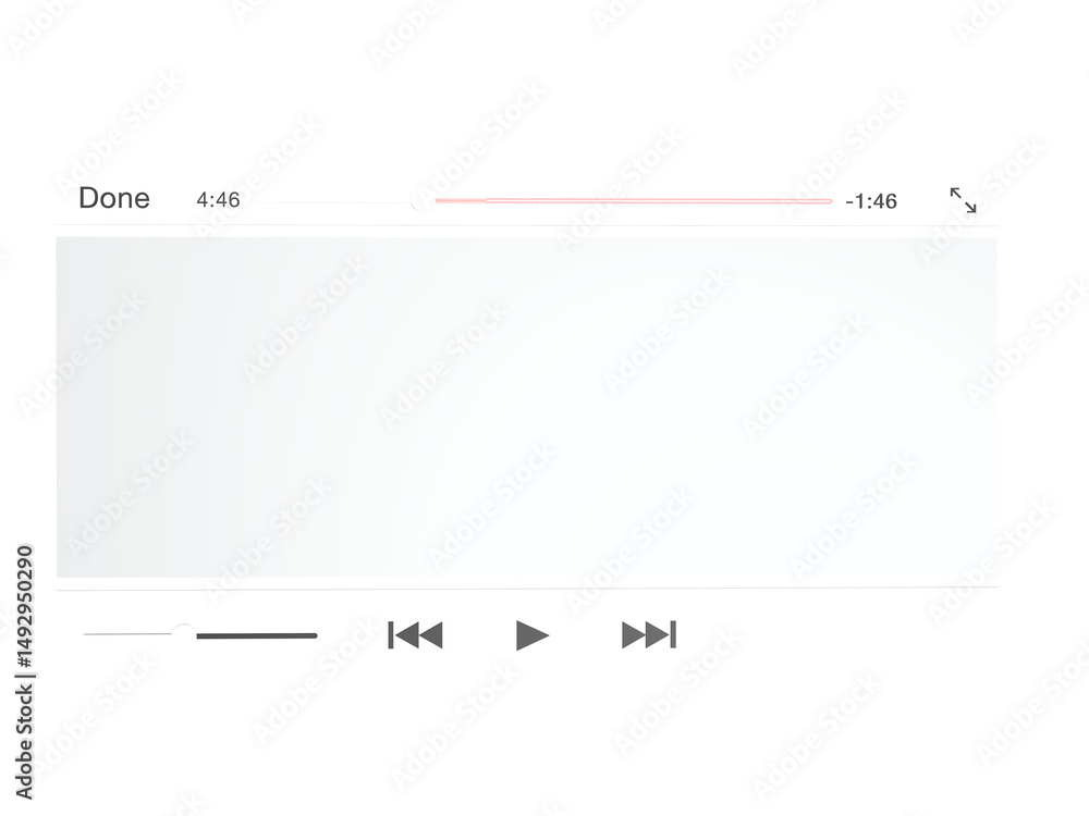 Poster Simple Media Player Interface