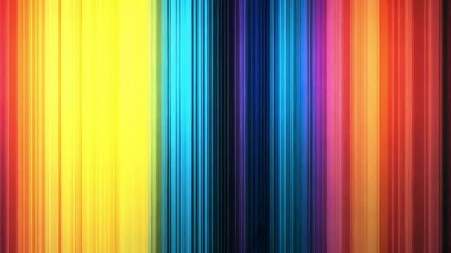 Abstract background featuring vibrant vertical lines of different colors and varying widths