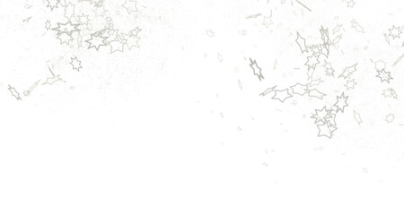 Descendant Christmas Constellations: Mind-Blowing 3D Illustration of Falling Festive Star Patterns