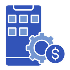 Expense Management App  Icon Element For Design	