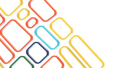 Abstract Geometric backgrounds full Color - Divider 3d