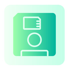 floppy disk gradient icon