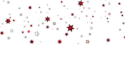 Elegant festive background with red and silver stars. Perfect for holidays, celebrations, and more.