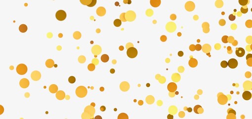 Abstract gold circles on white. Perfect for celebration, party, or luxury designs.