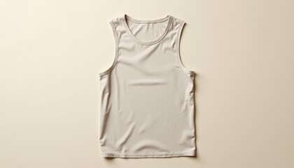 Beige Tank Top Sleeveless Apparel
