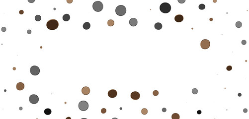 silver confetti explosion festive background