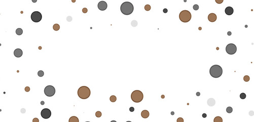  Colorful confetti on white background