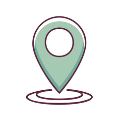 map pointer with pin icon