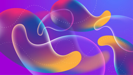Abstract Wave Colorful Gradient Background_Abstract Blob Colorful Gradient Background