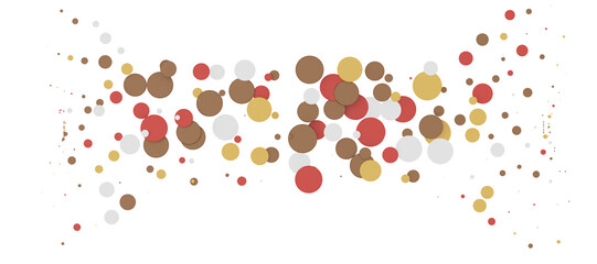 Confetti, paper triangle on the floor, fancy, colorful, celebration party