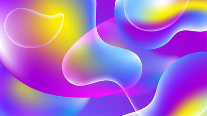 Abstract Wave Colorful Gradient Background_Abstract Blob Colorful Gradient Background