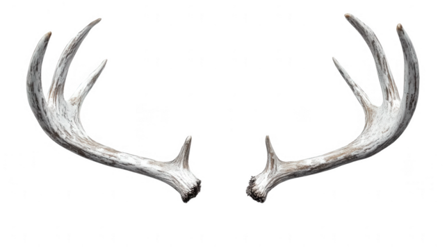 Isolated illustration of antlers PNG transparent background for graphic design projects - Powered by Adobe