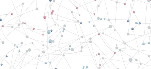 Stock photo of an abstract network connection graphic.  Perfect for tech, data, and communication concepts.