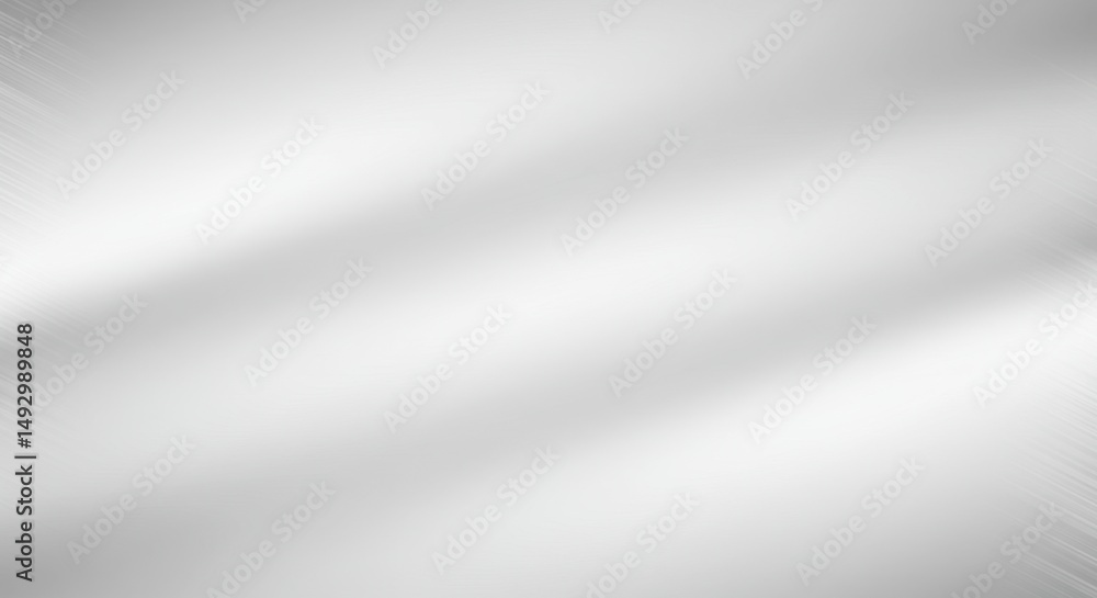 Aufkleber abstract silver gray gradient background texture: smooth metal surface with subtle light reflections