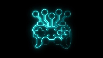 colorful gamepad intro animation - Powered by Adobe