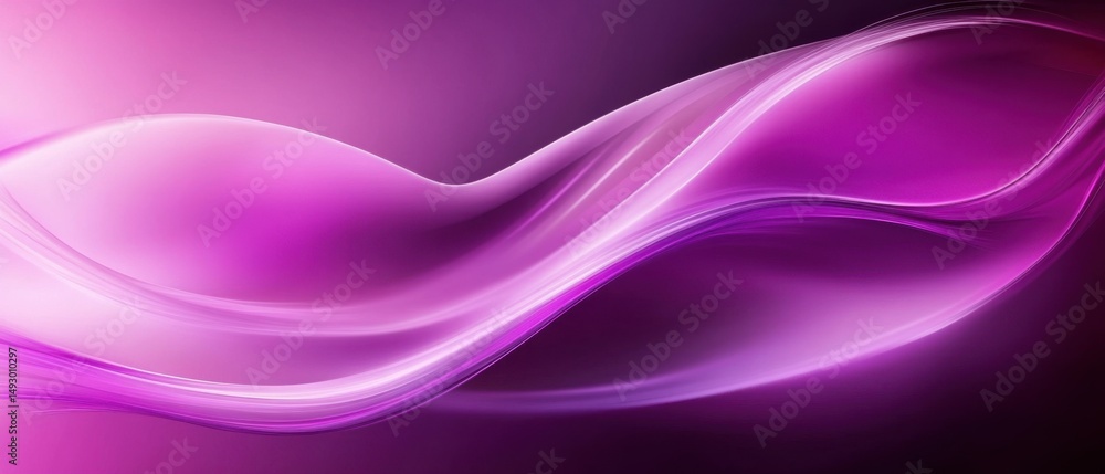 Poster abstract magenta wave flows gently across the frame in a smooth and elegant manner perfect for backg