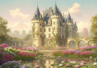 お城の風景