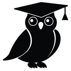 Wise Owl Graduate Education, Knowledge, and Wisdom Symbol