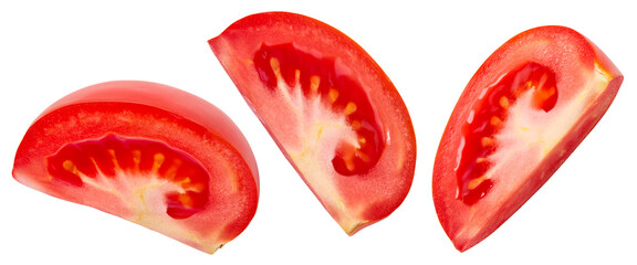 Tomato isolated png. Tomato slice on transparent background. Tomato slices png no background. Cut...