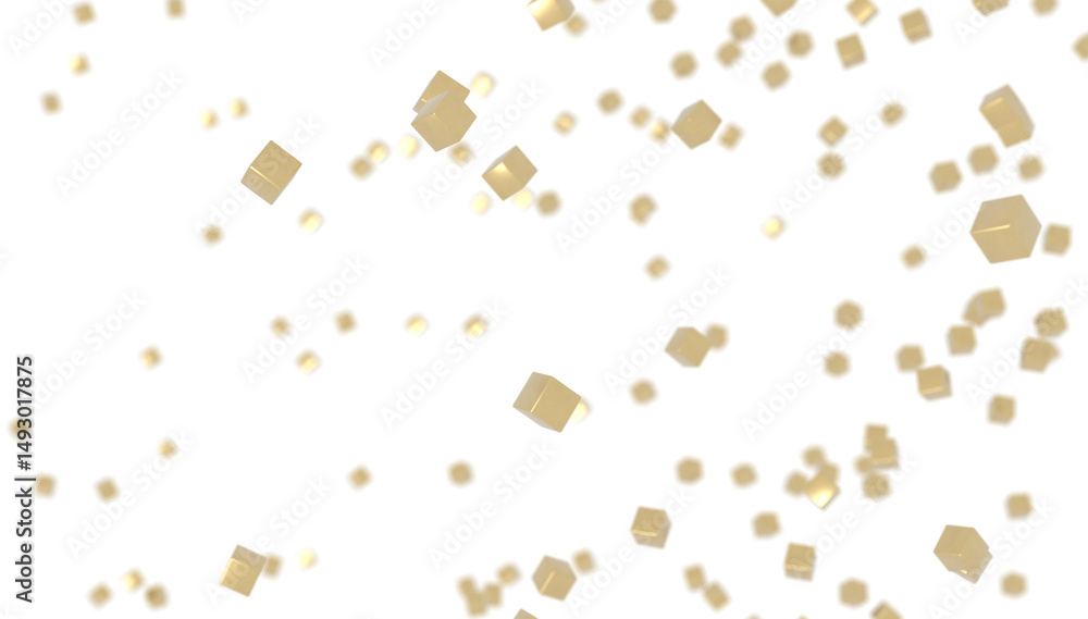 Poster abstract lines with dots over dark background.
