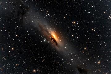 Obraz premium Cosmic nebula, starry expanse