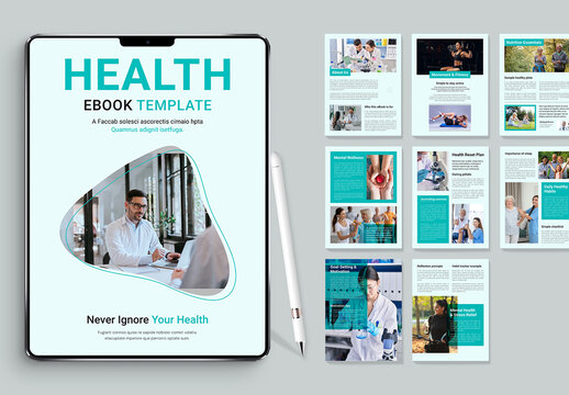 Clean and Minimalist Health eBook Template