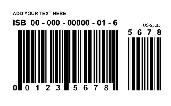 Book barcode, international book barcode, ISBN number