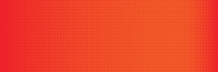 Dots halftone orange color pattern gradient texture with technology digital background. Dots pop art comics with summer background eps 10