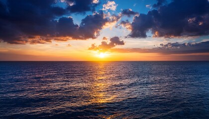 Obraz premium sea sunset sky