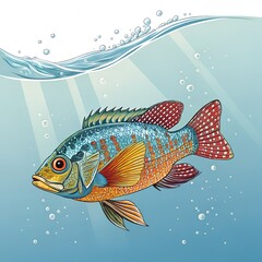 the fish vector