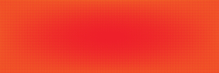 Dots halftone orange color pattern gradient texture with technology digital background. Dots pop art comics with summer background eps 10